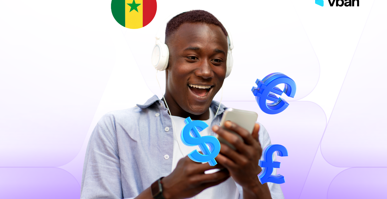 Freelancer in Senegal receiving international payments with Vban
