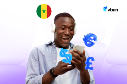 Freelancer in Senegal receiving international payments with Vban