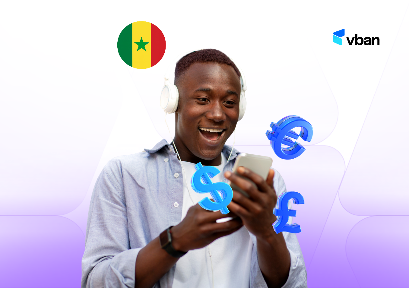 Freelancer in Senegal receiving international payments with Vban